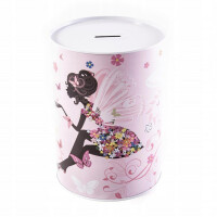 MIDEX Skarbonka metalowa WRÓŻKA duża