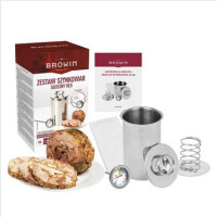 BROWIN Set-Szynkowar 1,5kg+termom.+worki