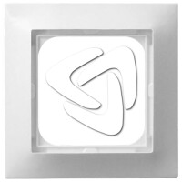 OSPEL Ramka pojedyńcza Impresja biała