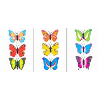 ALIGA Motylki dekoracyjne na klipsie