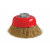 MODECO Szczotka doczołowa 100mm mosiądz