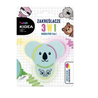 ASTRA Zakreślacze z figurką 3w1 KIDEA