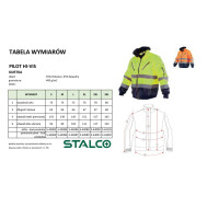 STALCO Odblaskowa kurtka robocza PILOT