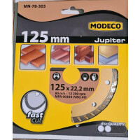 MODECO Ściernica diamentowa TURBO 125mm