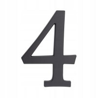 METRO Cyfra 4 aluminiowa grafitowa wys.