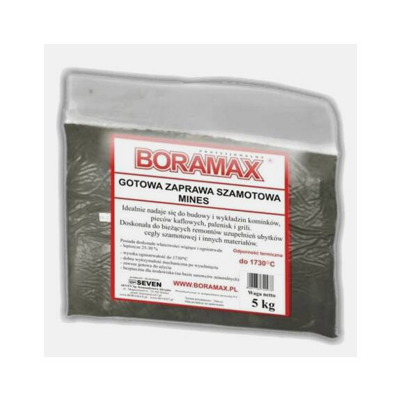 BORAMAX Zaprawa szamotowa gotowa 5kg