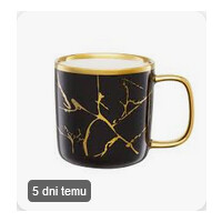 DAJAR AM-ROYAL MARBLE KUBEK 370ML CZARNY