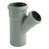 PIPELIFE KW PP Trójnik kanal. SZARY