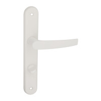 METRO Klamka drzwiowa lak. 72 WC Biała