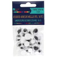 DP CRAFT Samop. ruchome oczka z rzęsami