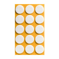 Podkładki filcowe samoprzylepne białe