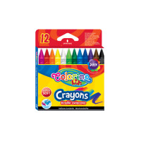 COLORINO Kredki świecowe 12 kolorów  Psi