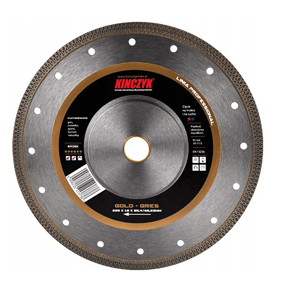 Kinczyk Tarcza Gold-Gres 180x1.4