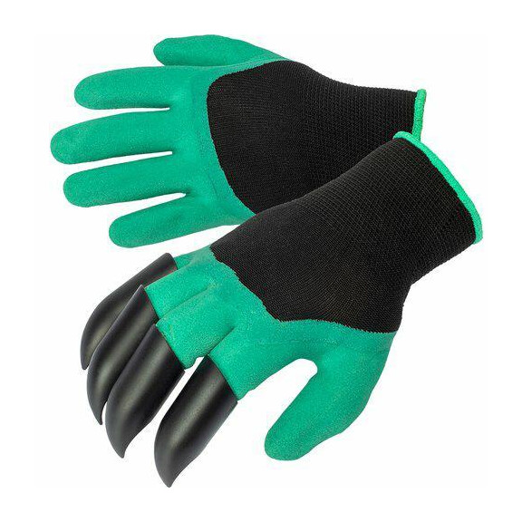 BROWIN Rękawice z pazurkami zielone