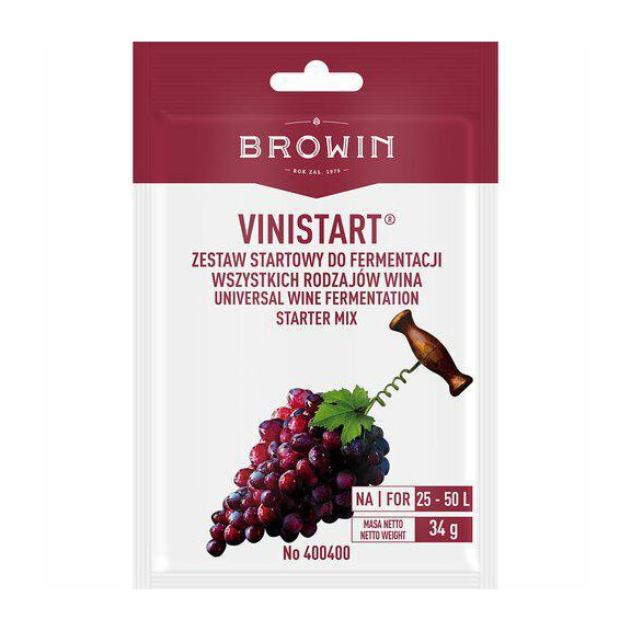 BROWIN Zestaw startowy  VINISTART 34g