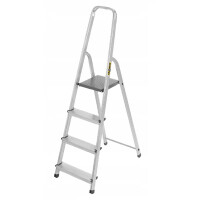 DRABEST Drabina alumin.domowa.4st.czarna