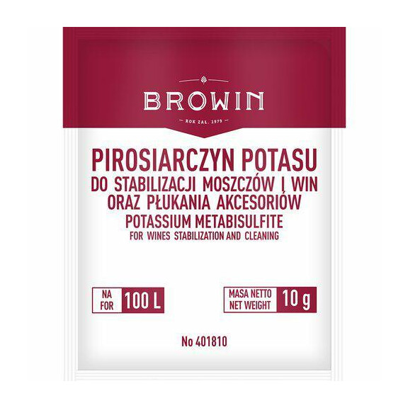 BROWIN Pirosiarczyn potasu  10g