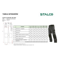 BHP Spodnie do pasa ALLROUND  S-44423