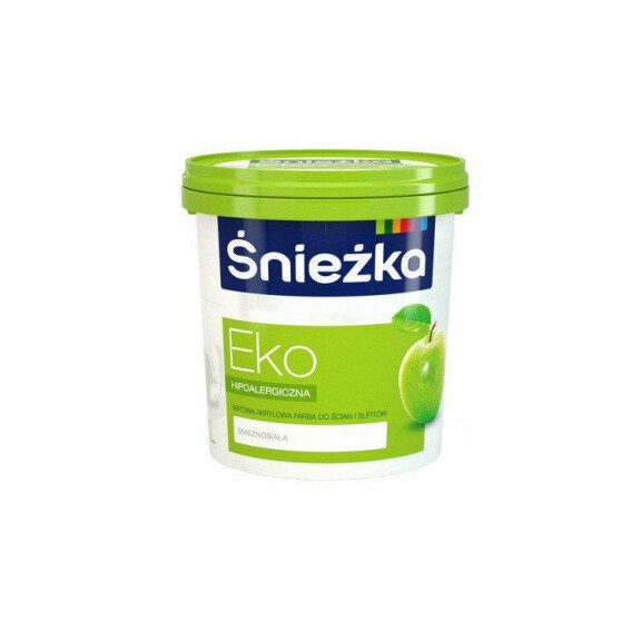 ŚNIEŻKA-EKO Farba Luksusowa Biała 5L