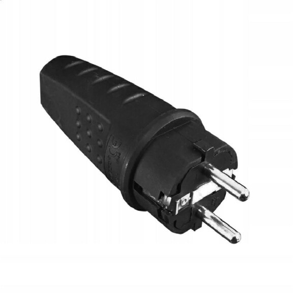 ELGOTECH Wtyczka gumowa WT-30G CZARNA