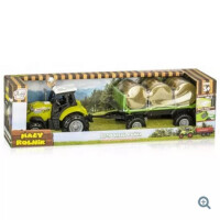DAFFI TRAKTOR Z PRZYCZEPĄ NA BALOTY