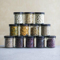 BROWIN Słoik 346ml zakrętka Czarną  FI82