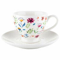 FLORINA Filiżanka ze spodkiem FOLK