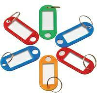 TETIS Zawieszki do kluczy kolorowe 6szt