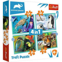TREFL Puzzle 4W1 TAJEMNICZY ŚWIAT