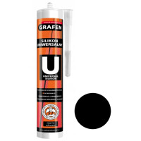 GRAFEN Silikon uniwersalny Czarny 280ml
