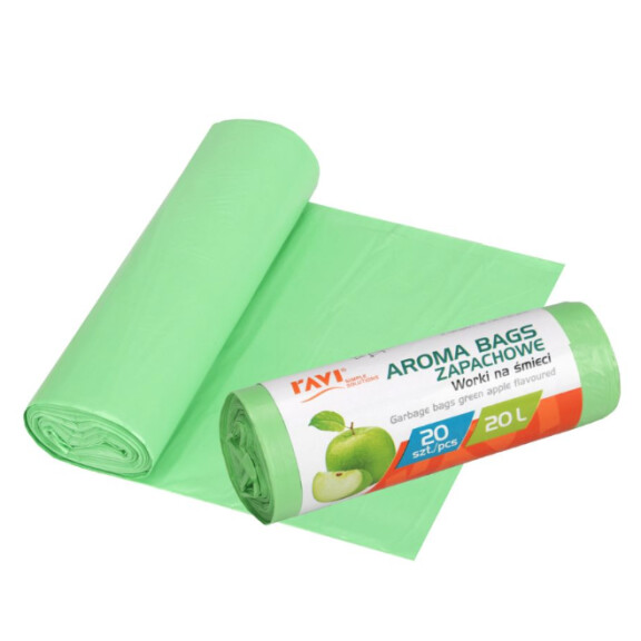 RAVI Aroma Bags worki na śmieci Zielone