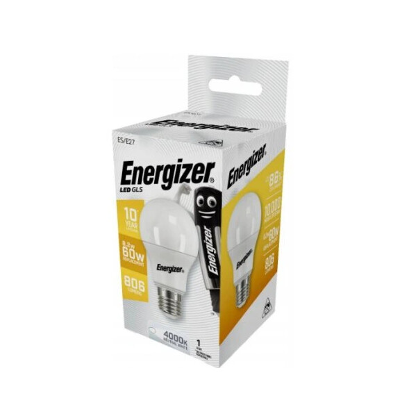 ENERGIZER Żarówka LED BULB E27 806LM 60W