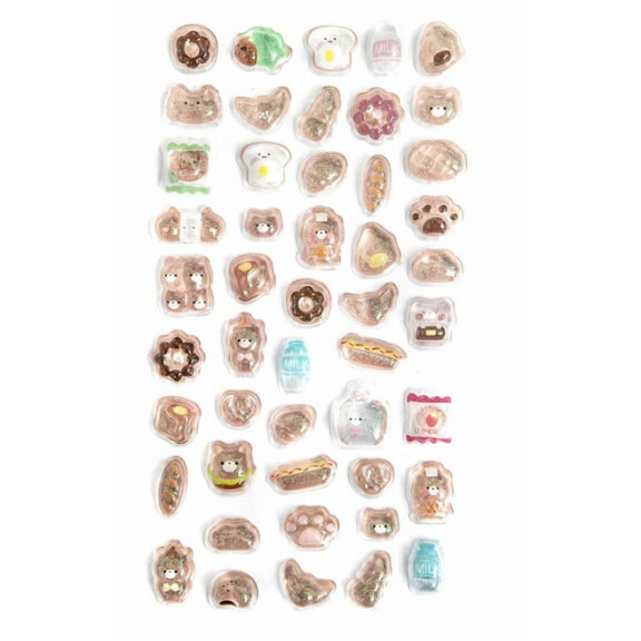 ASTRA Naklejki Candy Drops, 48 szt.