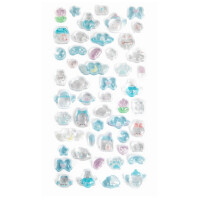 ASTRA Naklejki Candy drops 51szt.- Blue