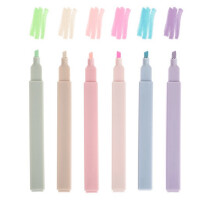 ASTRA Zakreślacze, 6szt-Silk Pastels