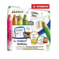 ASTRA Markdry neon 4szt. + temperówka +