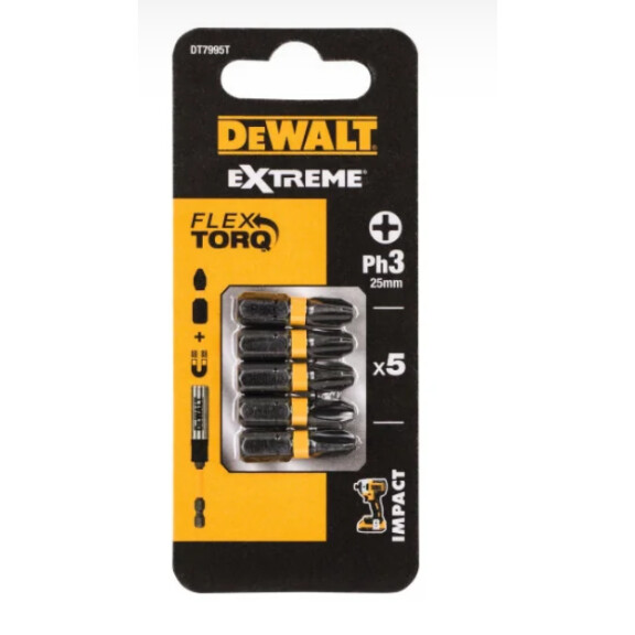 DeWalt BIT udarowy Ph3 x 25mm 5szt