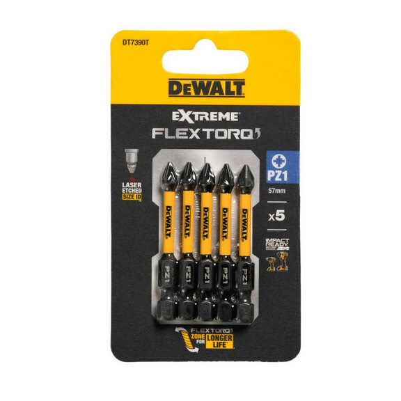 DeWalt Zestaw Bitów Udarowych Torsion