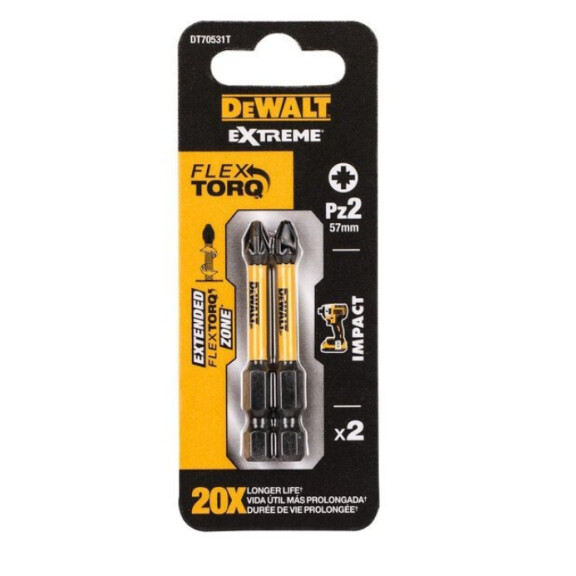 DeWalt Bity udarowe DT70531T PZ2 x 50mm