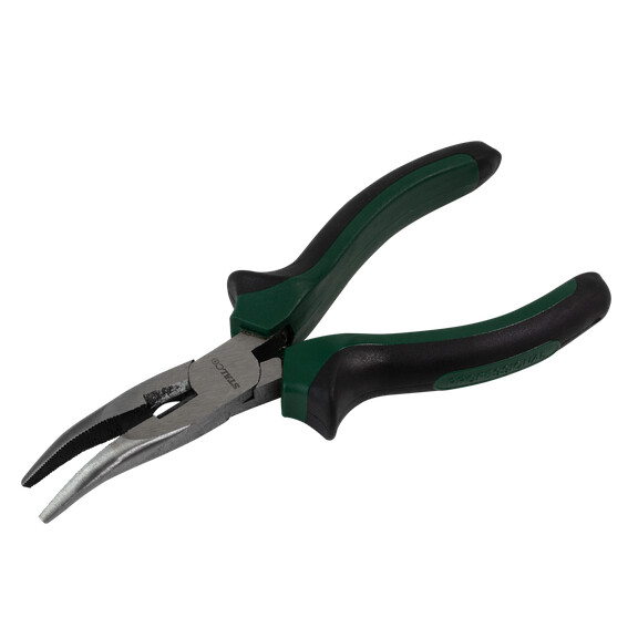 STALCO Szczypce wydłużone wygięte 160mm
