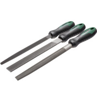 STALCO Pilniki do metalu 200mm KPL-3el.