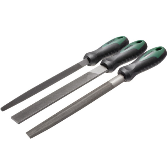 STALCO Pilniki do metalu 200mm KPL-3el.