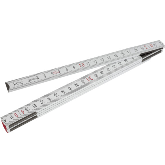 STALCO Miara 1m Biała Składana S-10321