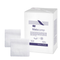 Matopat Matocomp Gázové kompresy na kozmetické účely 100 kusov 10 x 10 cm 13 8