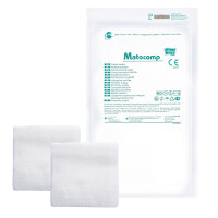 Matopat Matocomp Sterilné gázové kompresy na rany v blistri 7,5 x 7,5 cm 2 ks 12