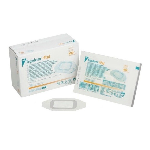 Tegaderm + PAD Vodotesný obväz 1 ks 5 x 7 cm 1 ks