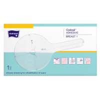 Tricomed Codosil Adhesive Breast silikónová náplasť na jazvy po operácii pŕs 1 ks Prsia 1