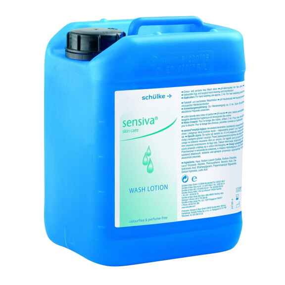 Schulke Sensiva umývací gél na ruky a telo pre citlivú pokožku 5 l Nádoba