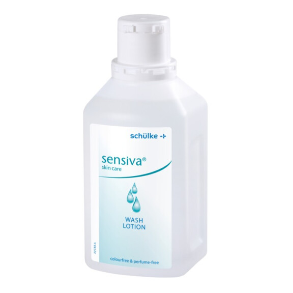 Schulke Sensiva umývací gél na ruky a telo pre citlivú pokožku 1 l Fľaša bez pumpičky
