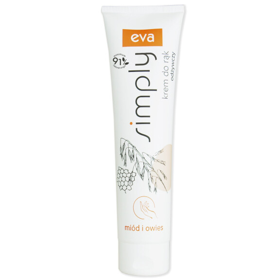 Pollena Ewa Eva Simply Výživný krém na ruky s medom a ovsom 100 ml 100 ml